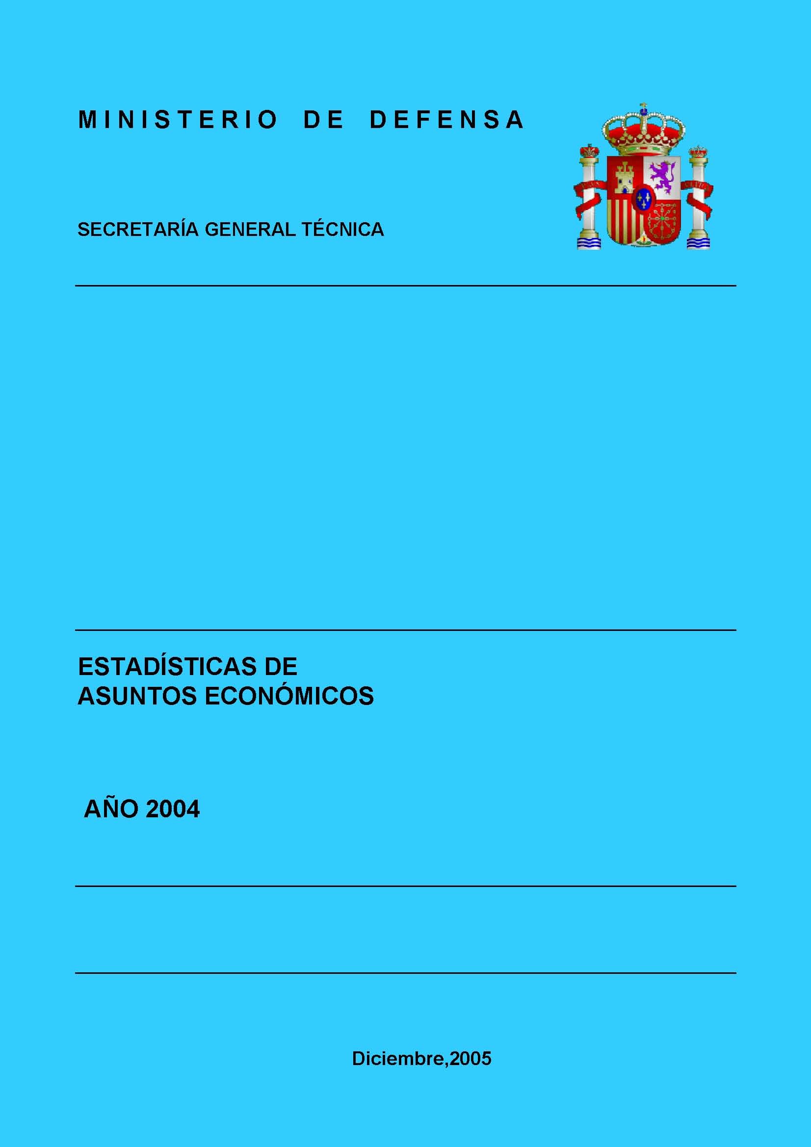 ESTADÍSTICA DE ASUNTOS ECONÓMICOS 2004