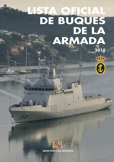 LISTA OFICIAL DE BUQUES DE LA ARMADA 2016