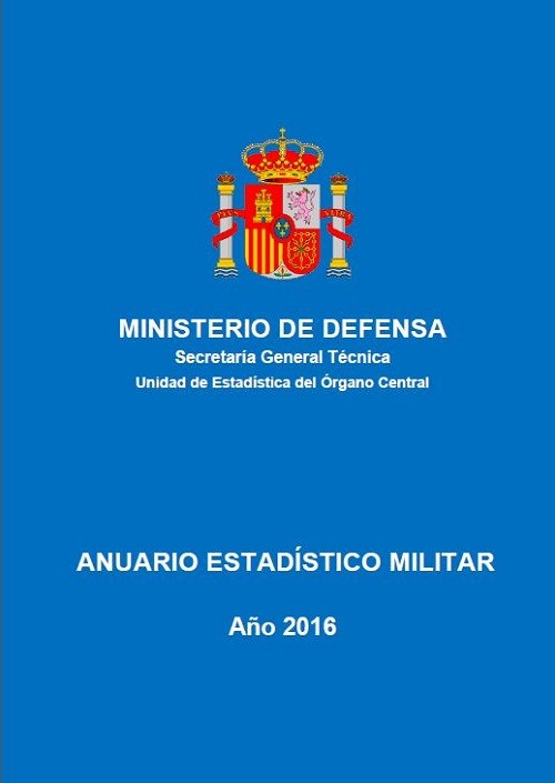 ANUARIO ESTADÍSTICO MILITAR. AÑO 2016