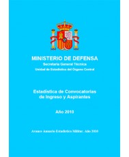 ESTADÍSTICA DE CONVOCATORIAS DE INGRESO Y ASPIRANTES 2010