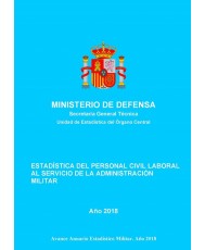 ESTADÍSTICA DE PERSONAL CIVIL LABORAL AL SERVICIO DE LA ADMINISTRACIÓN MILITAR 2018