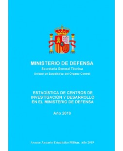 Estadística de centros de investigación y desarrollo en el Ministerio de Defensa 2019