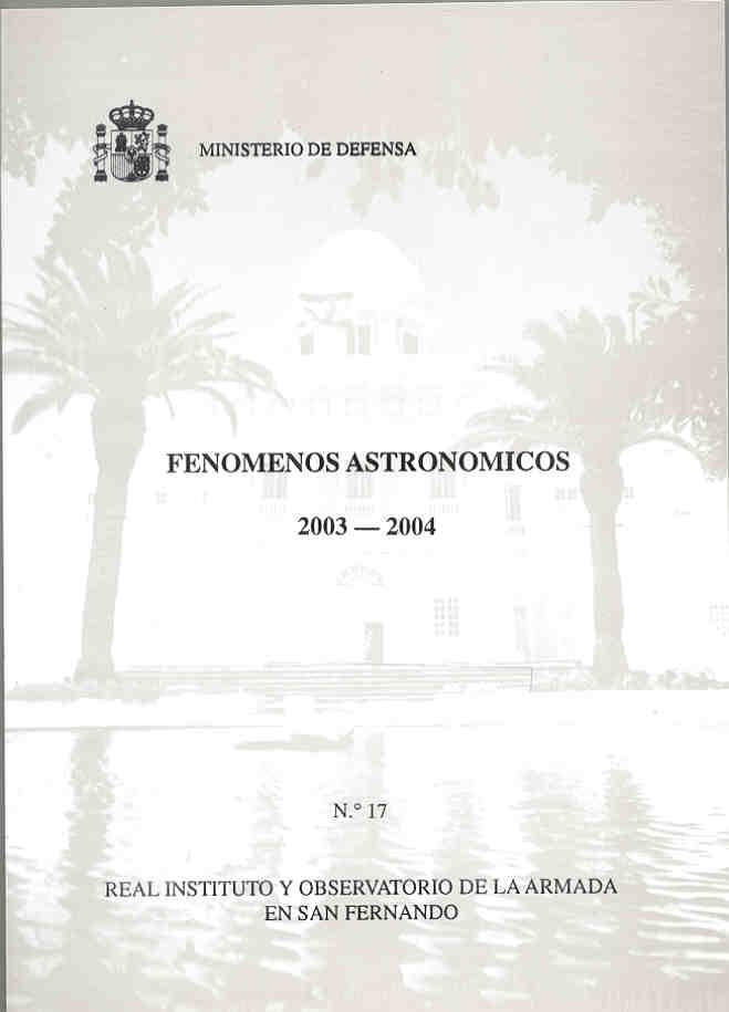 FENÓMENOS ASTRONÓMICOS 2005-2006