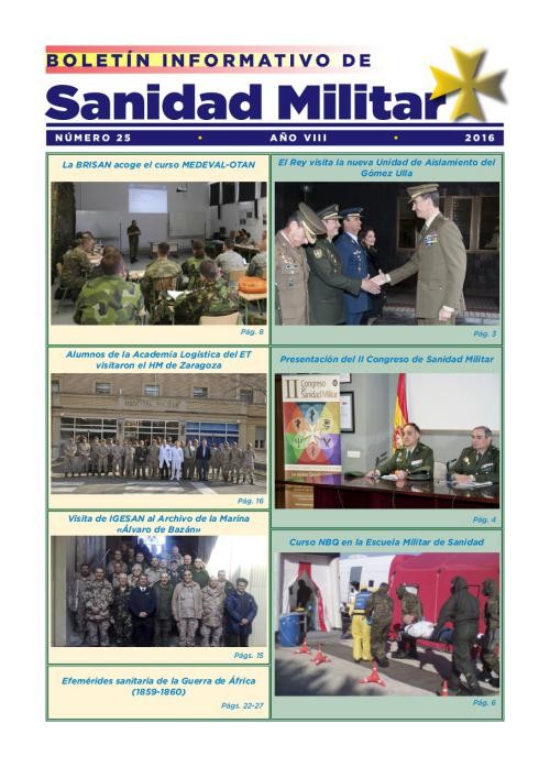 BOLETÍN INFORMATIVO DE SANIDAD MILITAR