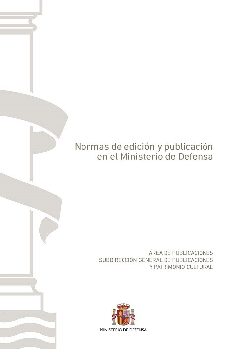 Normas edición y publicación en el Ministerio de Defensa