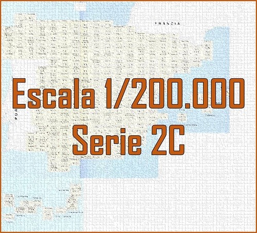 MAPA MILITAR DE ESPAÑA. Serie 2C (1:200.000)