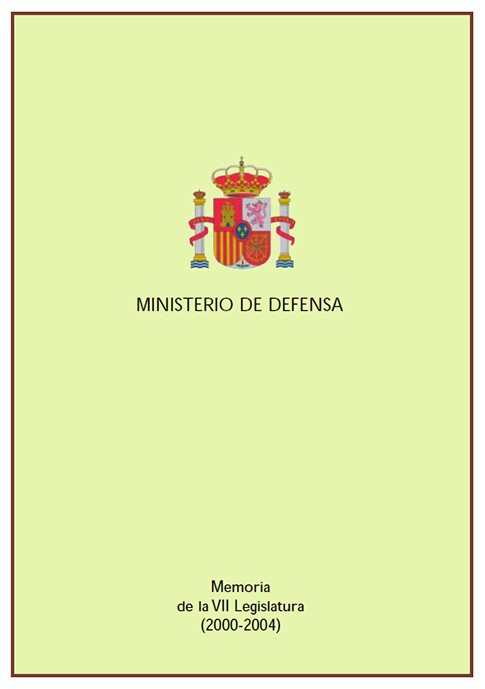 MEMORIA DE LA VII LEGISLATURA, 2000-2004