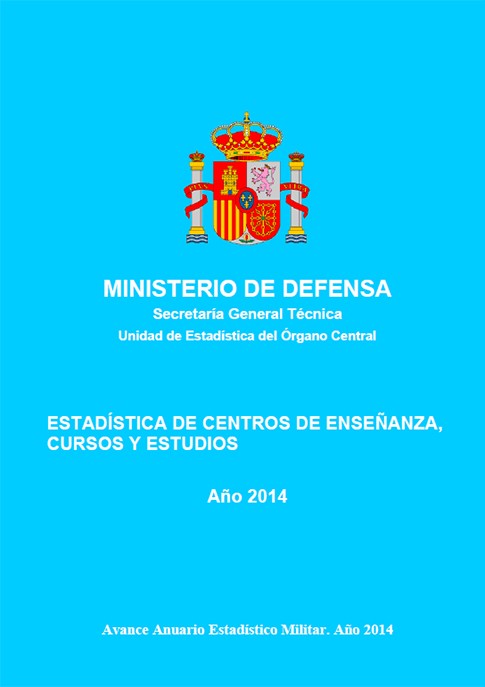 ESTADÍSTICA DE CENTROS DE ENSEÑANZA, CURSOS Y ESTUDIOS 2014