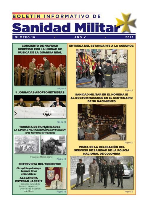 BOLETÍN INFORMATIVO DE SANIDAD MILITAR