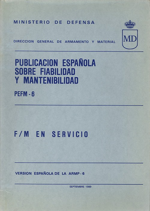 PEFM-6. FIABILIDAD Y MANTENIBILIDAD EN SERVICIO