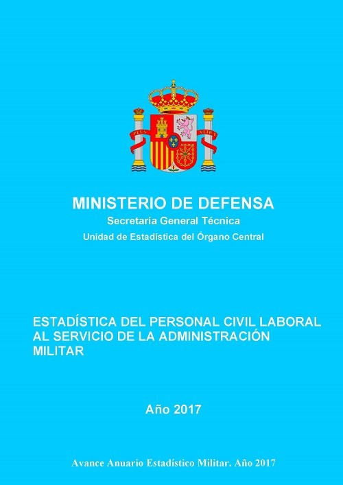 ESTADÍSTICA DE PERSONAL CIVIL LABORAL AL SERVICIO DE LA ADMINISTRACIÓN MILITAR 2017