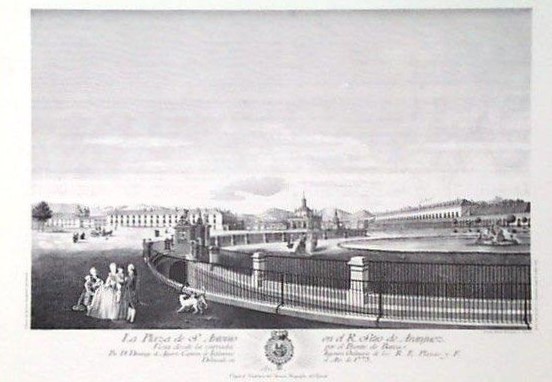 ARANJUEZ, PLAZA SAN ANTONIO AÑO 1773