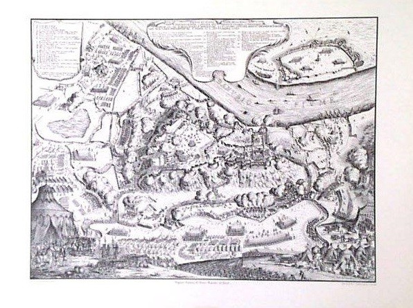 SITIO DE BUDA. POR LAS TROPAS DE JUAN LORENA. 1686
