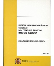 PLIEGO DE PRESCRIPCIONES TÉCNICAS GENERALES PARA OBRAS EN EL ÁMBITO DEL MINISTERIO DEFENSA
