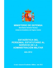Estadística del personal estatutario al servicio de la Administración Militar