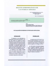 BOLETÍN EPIDEMIOLÓGICO DE LAS FUERZAS ARMADAS. VOL. 19. Nº 230. DICIEMBRE 2012