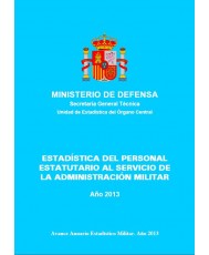 Estadística del personal estatutario al servicio de la Administración Militar