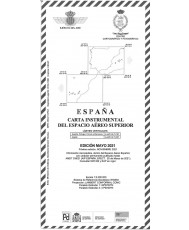 España. Carta instrumental del espacio aéreo superior. Edición mayo 2021