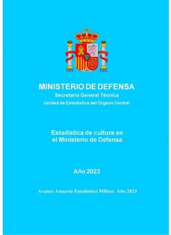 Estadística de cultura en el Ministerio de Defensa
