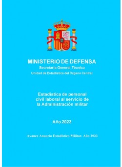 Estadística del personal civil laboral al servicio de la Administración Militar