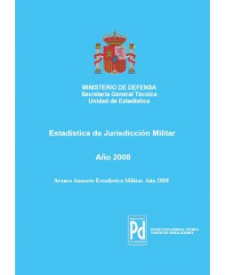 ESTADÍSTICA DE JURISDICCIÓN MILITAR 2008