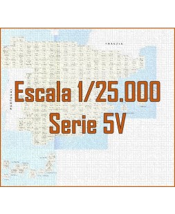 MAPA MILITAR DE ESPAÑA. Serie 5V