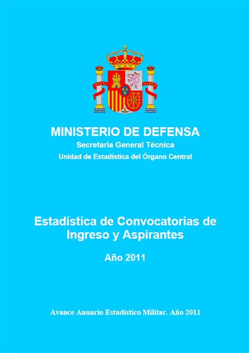 ESTADÍSTICA DE CONVOCATORIAS DE INGRESO Y ASPIRANTES 2011