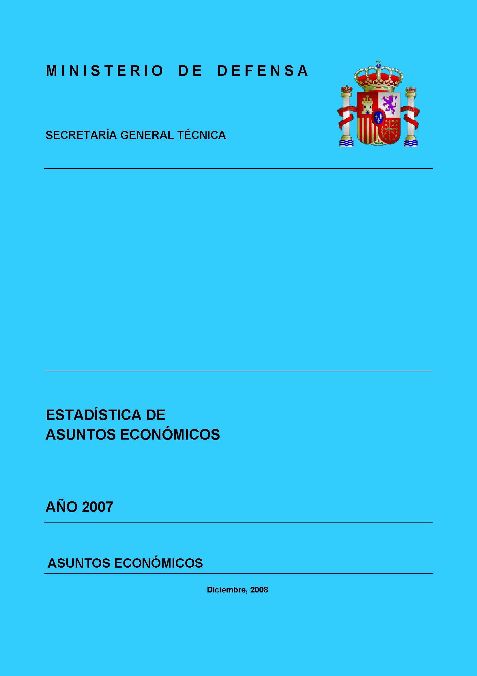 ESTADÍSTICA DE ASUNTOS ECONÓMICOS 2007