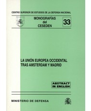 UNIÓN EUROPEA OCCIDENTAL TRAS ÁMSTERDAM Y MADRID