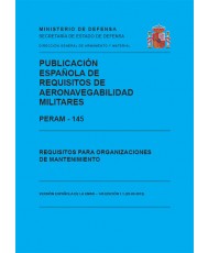 PERAM – 145. REQUISITOS PARA ORGANIZACIONES DE MANTENIMIENTO