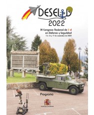  IX Congreso Nacional de i+D en Defensa y Seguridad; 15, 16 y 17 de noviembre de 2022; Programa