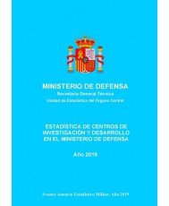 Estadística de centros de investigación y desarrollo en el Ministerio de Defensa 2019