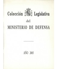 COLECCIÓN LEGISLATIVA DEL MINISTERIO DE DEFENSA. AÑO 2005 (ÍNDICE ALFABÉTICO)
