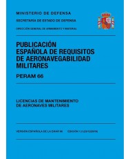 PERAM 66 EDICIÓN 1.3 LICENCIAS DE MANTENIMIENTO DE AERONAVES MILITARES