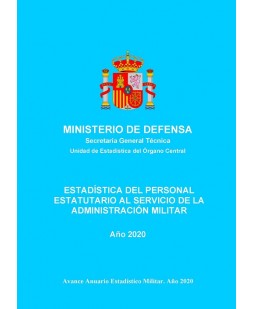 Estadística del personal estatutario al servicio de la Administración Militar