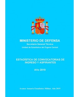 Estadística de convocatorias de ingreso y aspirantes