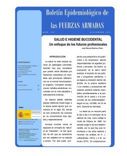 Boletín Epidemiológico de las Fuerzas Armadas