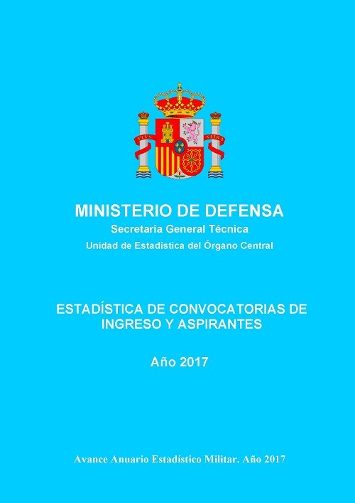 Estadística de convocatorias de ingreso y aspirantes