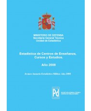 ESTADÍSTICA DE CENTROS DE ENSEÑANZA, CURSOS Y ESTUDIOS 2008