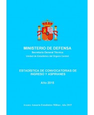 ESTADÍSTICA DE CONVOCATORIAS DE INGRESO Y ASPIRANTES 2015