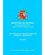 ESTADÍSTICA DE CONVOCATORIAS DE INGRESO Y ASPIRANTES 2016