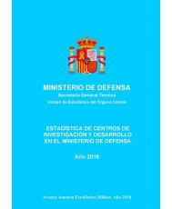 ESTADÍSTICA DE CENTROS DE INVESTIGACIÓN Y DESARROLLO EN EL MINISTERIO DE DEFENSA 2018