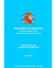 ESTADÍSTICA DE JURISDICCIÓN MILITAR 2016