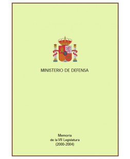 MEMORIA DE LA VII LEGISLATURA, 2000-2004