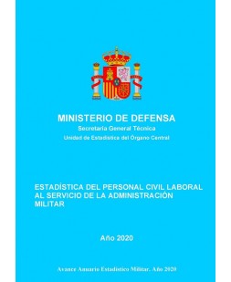 Estadística del personal civil laboral al servicio de la Administración Militar 2020