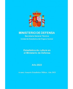 Estadística de cultura en el Ministerio de Defensa