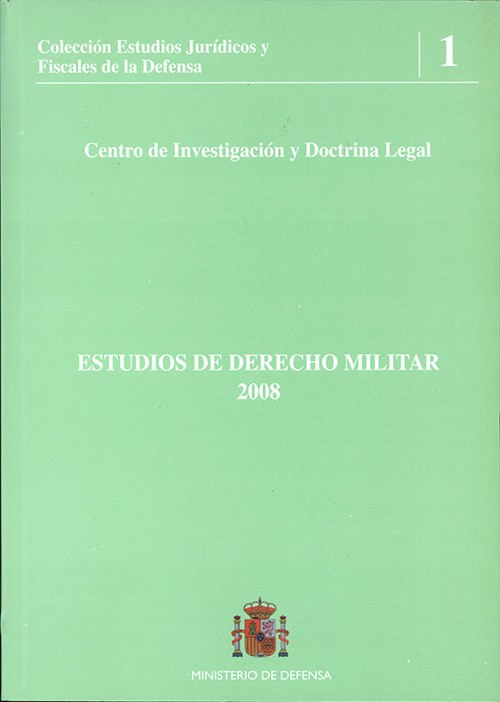 ESTUDIOS DE DERECHO MILITAR 2008