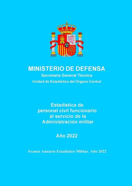 Estadística del personal civil funcionario al servicio de la Administración Militar