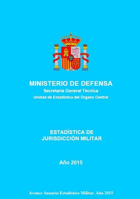 ESTADÍSTICA DE JURISDICCIÓN MILITAR 2015