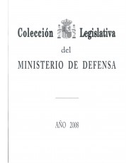 COLECCIÓN LEGISLATIVA DEL MINISTERIO DE DEFENSA. AÑO 2008 (ÍNDICE ALFABÉTICO)